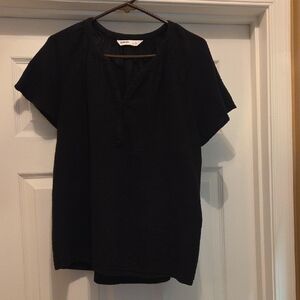 Sonoma Women's Black Short Sleeve Blouse